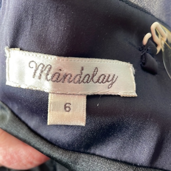 MANDALAY woman’s  gold black amber beaded dress, size 6, Never worn - Picture 11 of 12